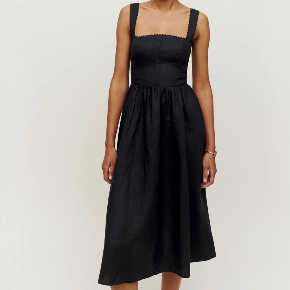 Reformation Tagliatelle Linen Dress